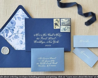 Miette Style Wedding Envelope Calligraphy • Sample • Do Not Buy!