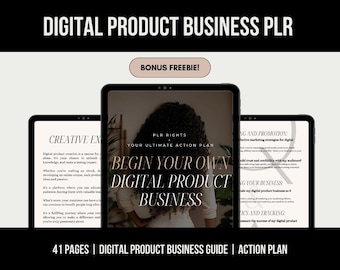 PLR eBook: Start a Digital Product Business - Canva Template