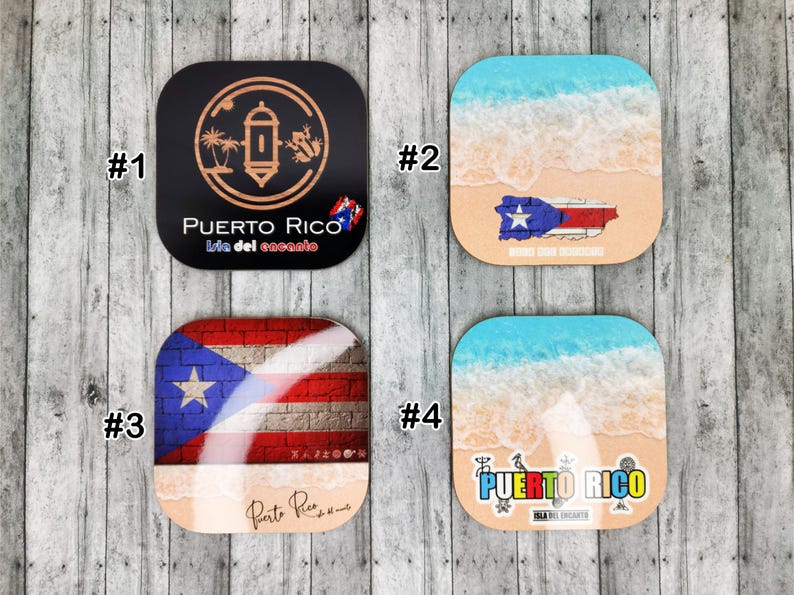 Puerto Rico Coaster, Coqui Taino, El Morro, San Juan - Etsy