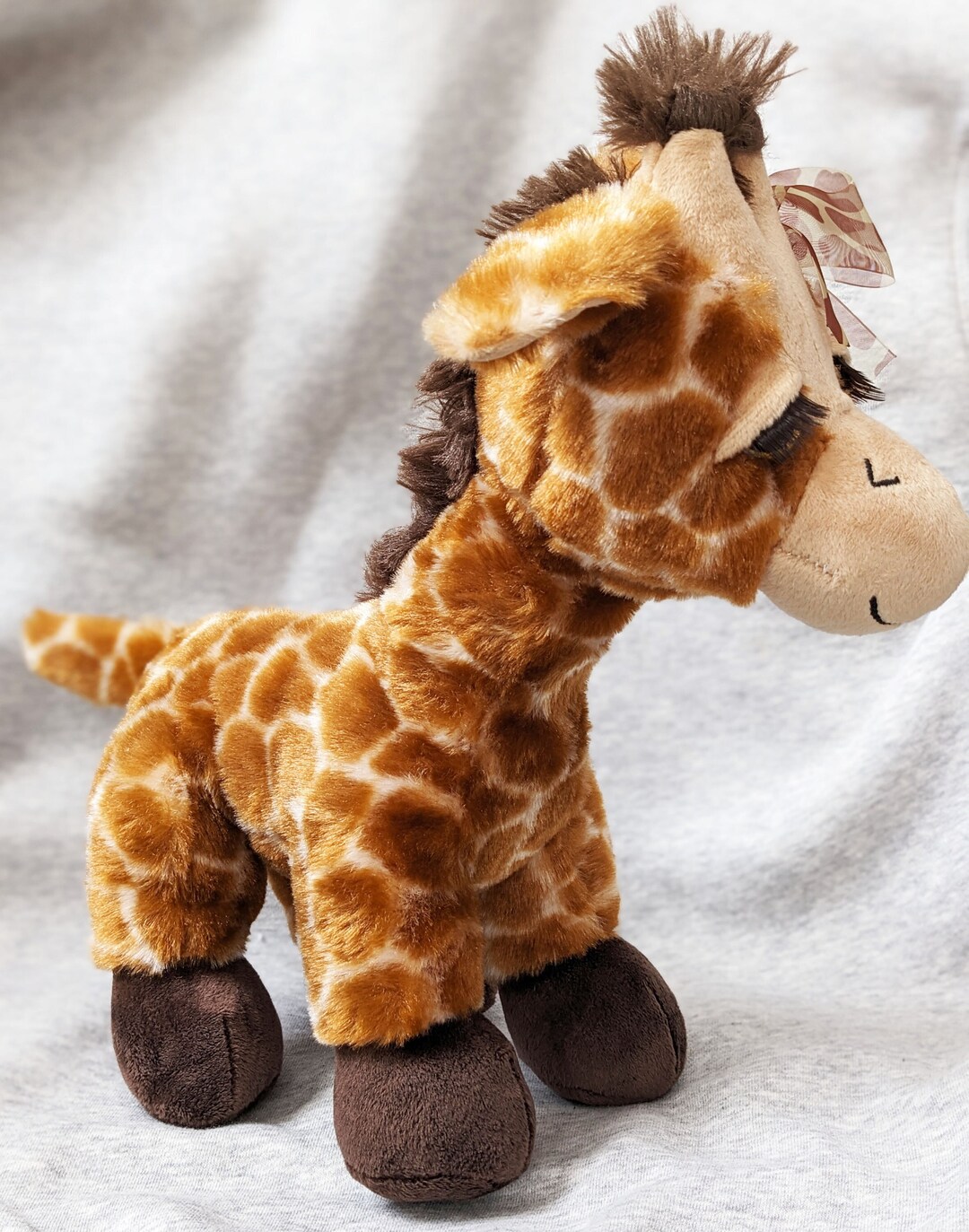 Personalized Giraffe Plush Giraffe Stuffed Animal Super Soft Etsy