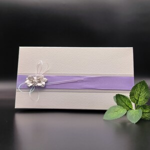 Handmade Wedding Envelope in Gift Box, Luxury Wedding Money Envelope ...