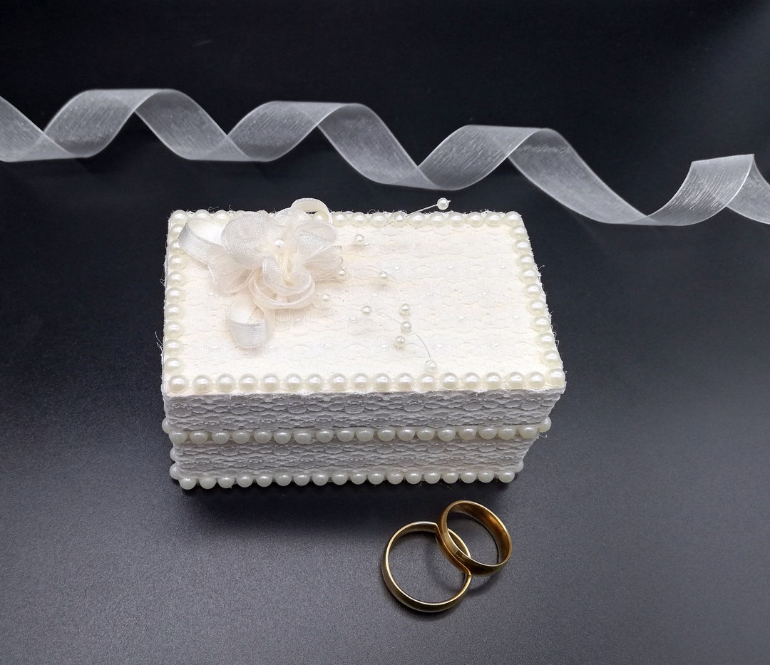 Elegant Wedding Ring Boxwood Ring Boxunique Ring Box With Etsy