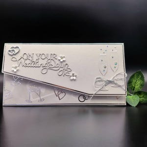 Elegante geldenvelop, envelop huwelijkscadeau, geldhouder bruiloft, geldenvelop voor pasgetrouwden, envelop geschenkdoos, pinpas voor trouwdag