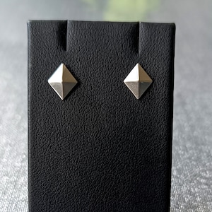 Art Deco Silver Earrings, made in Czechoslovakia in 30&#39;s