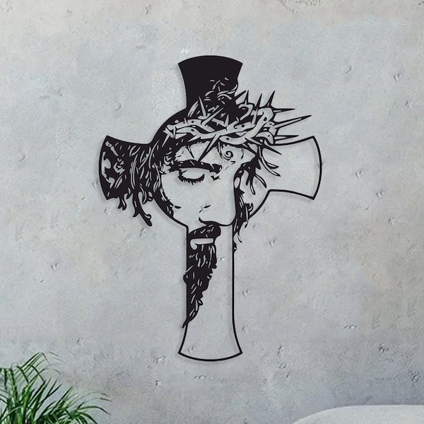 Jesus Metal Art Etsy