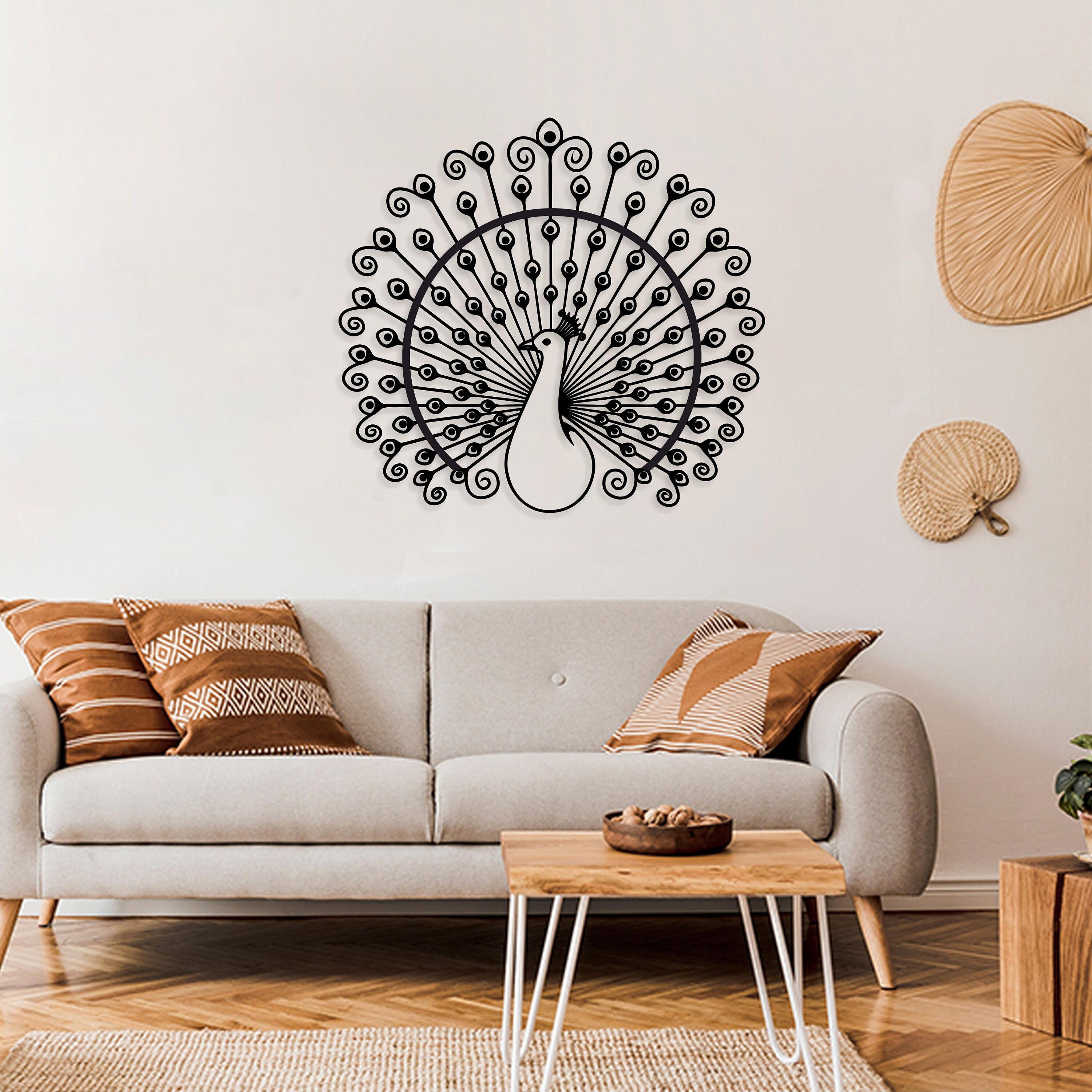 Peacock Metal Wall Decor Bird Metal Wall Art Wall Art - Etsy