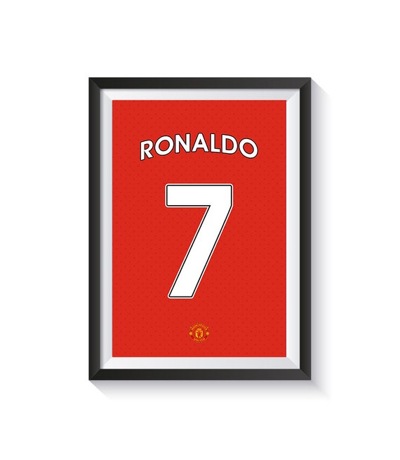 RONALDO autograph jersey shoe photo display  Framed jersey, T shirt frame,  Jersey display