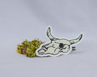 Bull Skull Sticker