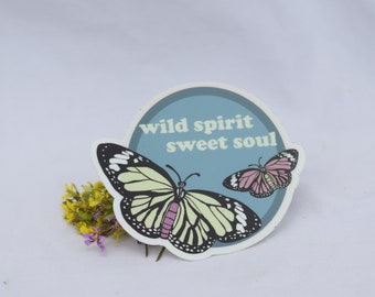 Butterfly/Wild Spirit Sticker