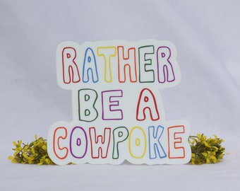 Cowpoke Sticker