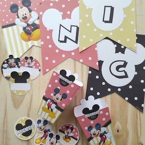 Party kit tema Topolino per il primo compleanno di Jacopo 😍 - Mickey Mouse  party kit - Incartando Incantando