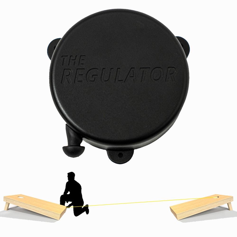 Cornhole Regulator | 27' Cornhole Game Measuring Device | Distance Setup Tool