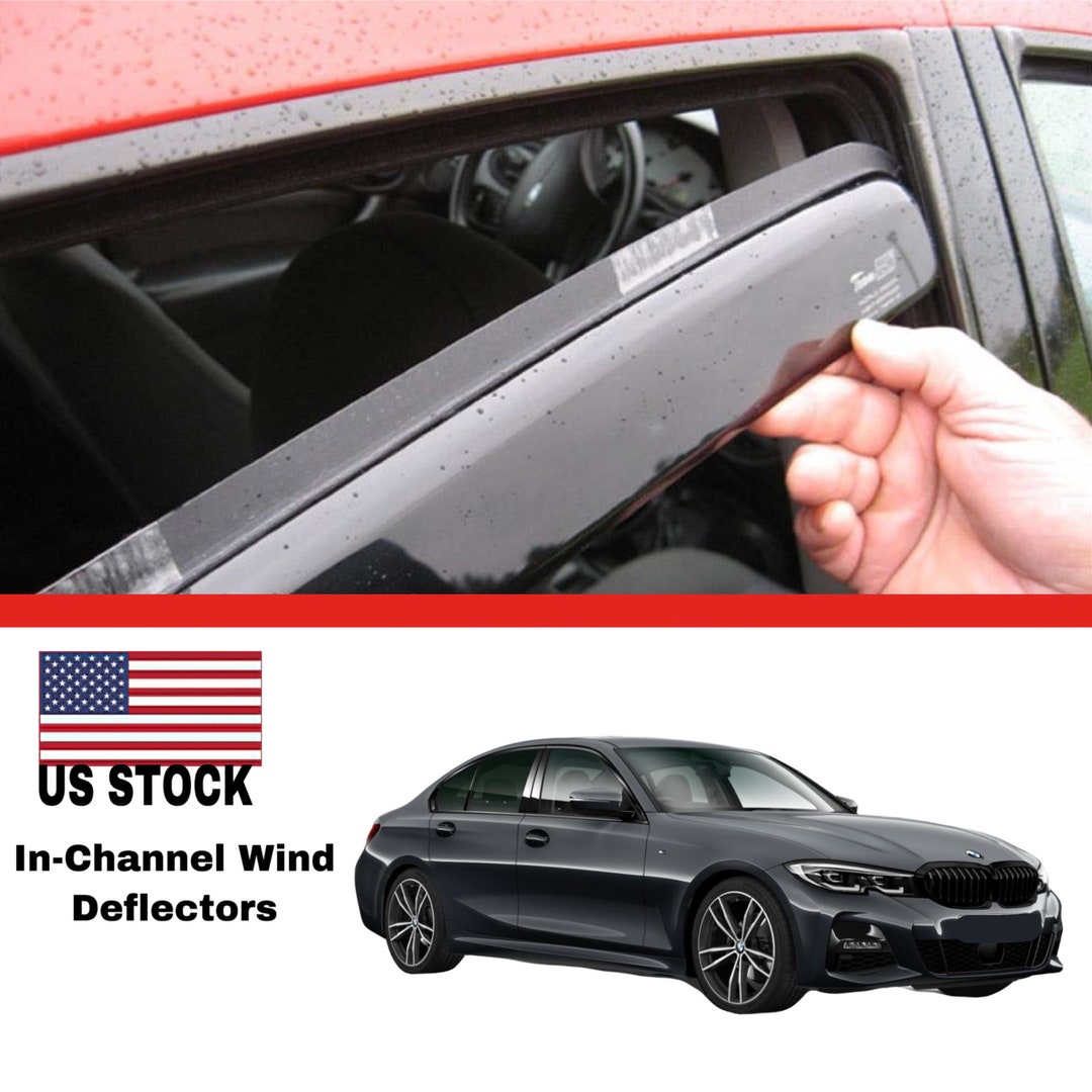 In Channel Wind DEFLECTORS Rain Guards for BMW 3 G20 4D Etsy