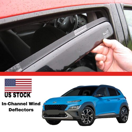 Inchannel Rain Guards for Hyundai Kona 20182023 Full Set Etsy