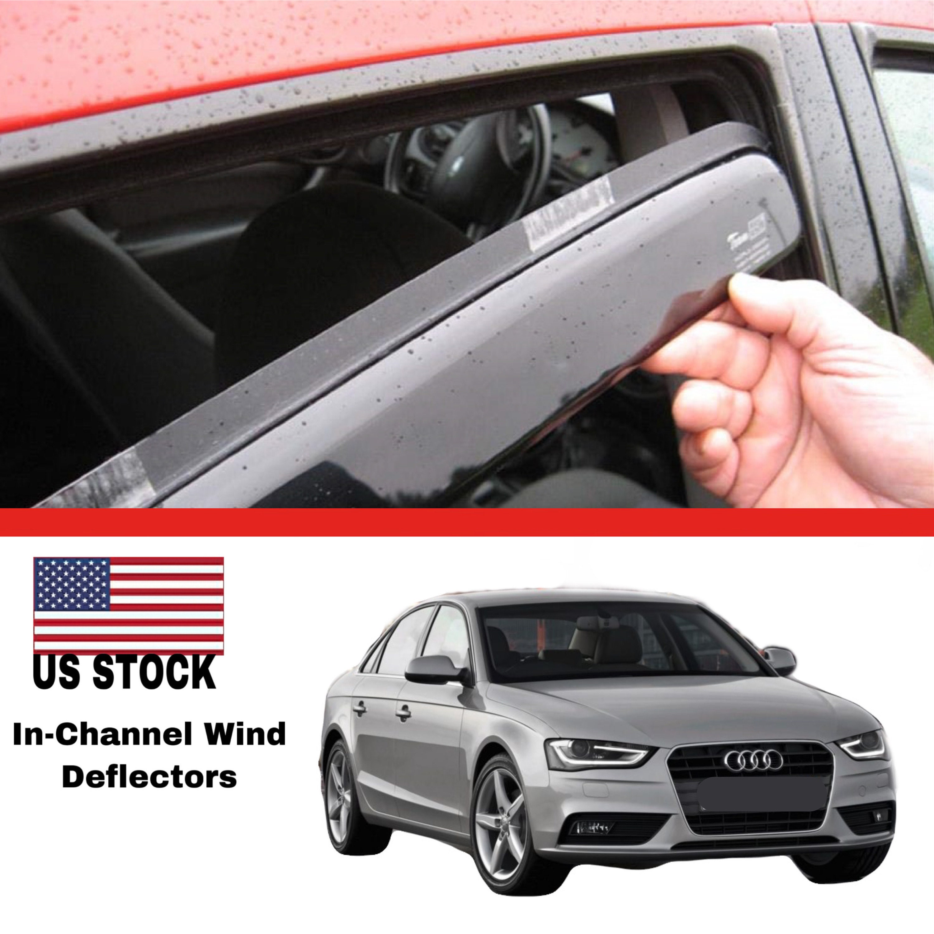 Buy In Channel Wind DEFLECTORS Rain Guards for Audi A4 B8 2009