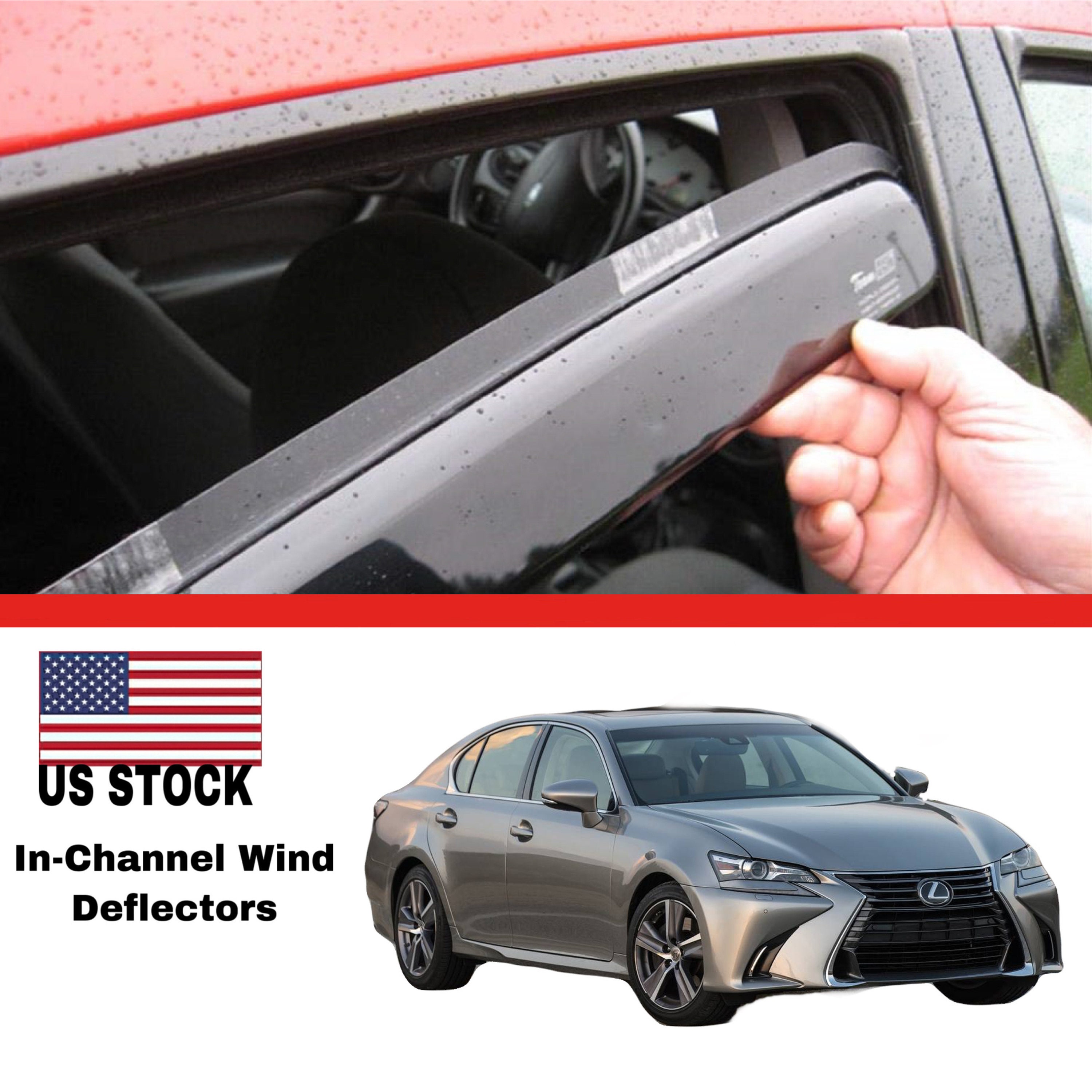 Lexus wind sale deflectors