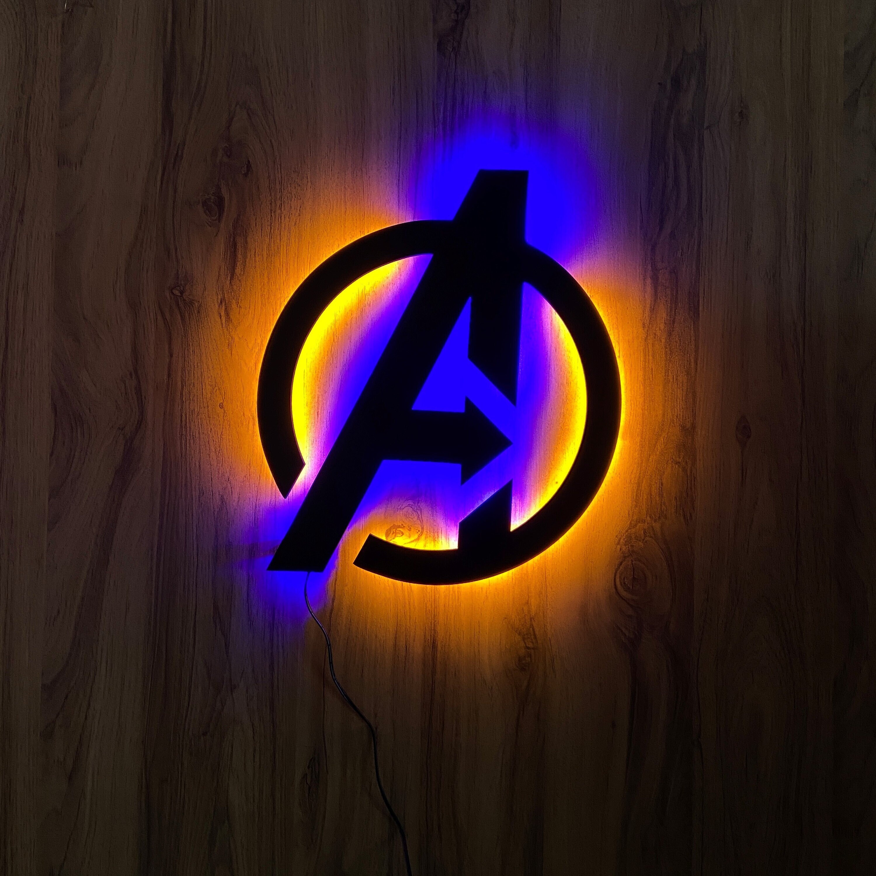 Avengers Led Sign - Etsy Avengers Led Sign - Etsy