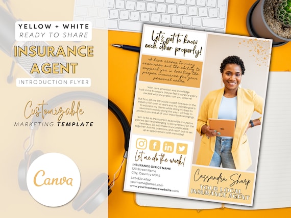 Introduction! In The Description! Share Show Flyer! Insurance Agent Marketing Flyer | Insurance Agent  main image 2