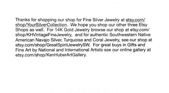 C10325) Sterling Silver - Rectangular Link Chain … - image 10