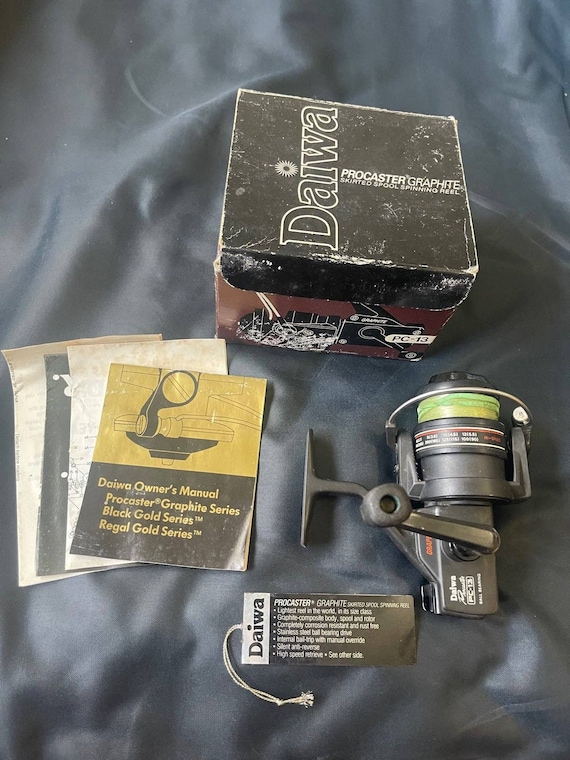 Vintage Daiwa Procaster PC-13 Spinning Ball Bearing Graphite Fishing Reel -   Canada