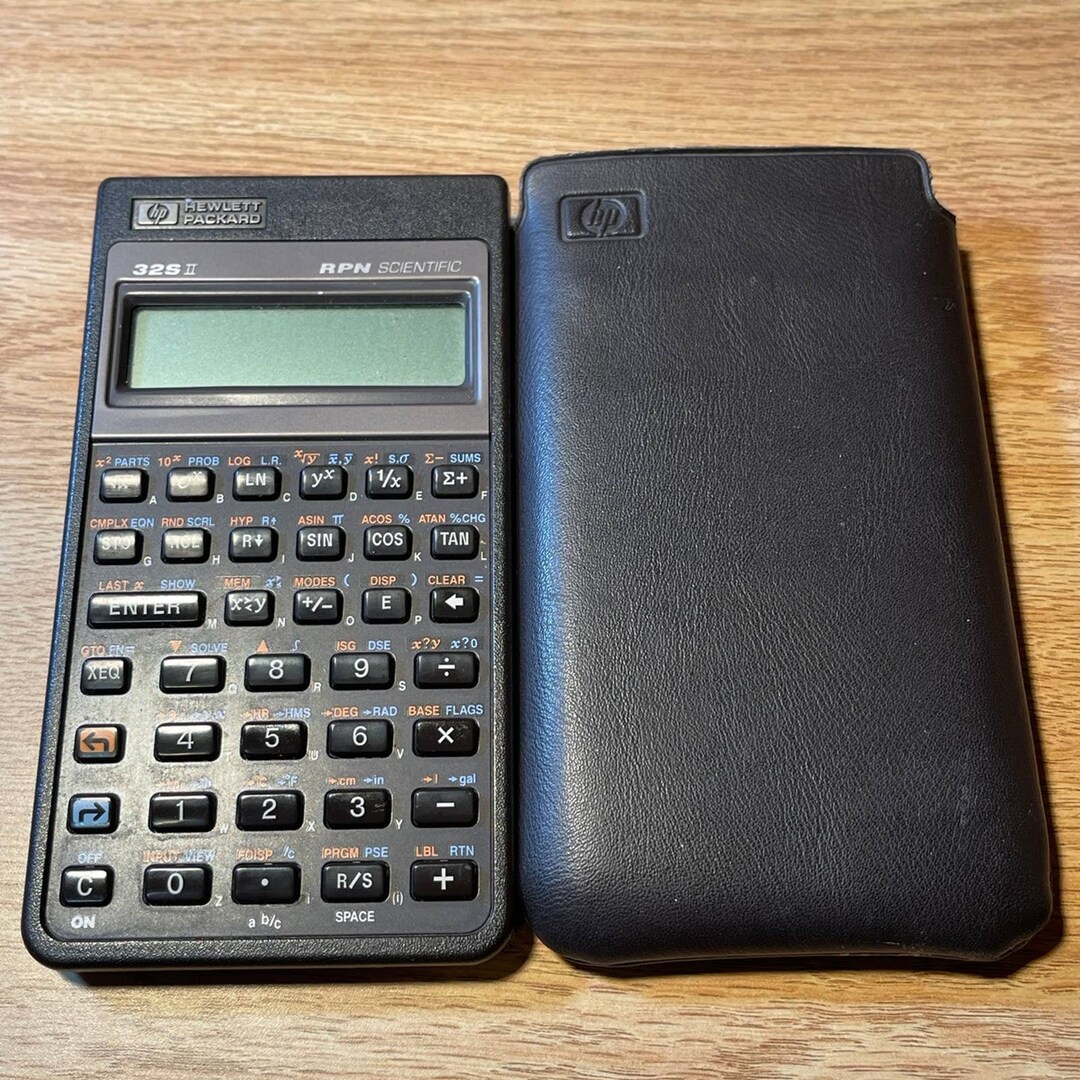 Hewlett Packard HP 32SII RPN Scientific Calculator W/ Case Etsy