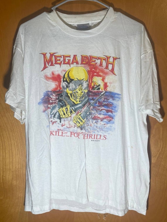 Vintage 1980's Megadeth I Kill For Thrills Speed … - image 1