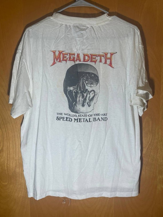 Vintage 1980's Megadeth I Kill For Thrills Speed … - image 7