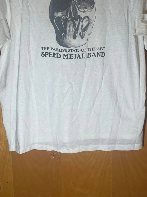 Vintage 1980's Megadeth I Kill For Thrills Speed … - image 8