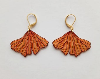 Ginkgo Biloba earrings