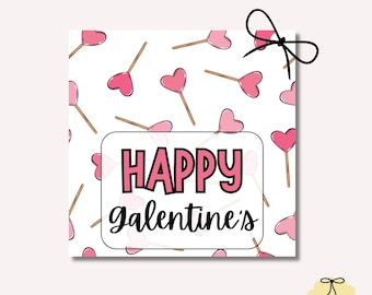 Valentine's Day Gift Tag, Printable XOXO Tag (Instant Download)