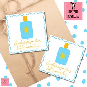 Teacher Gift Tag, Appreciation Gift, Thank You Gift, Gift Tag, Teacher Gift, Coworker Gift, Summer Gift Tag