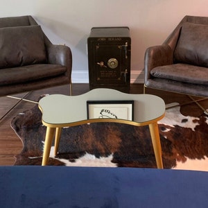Gold Coffee Table , Modern Center Table , Center Table Living Room