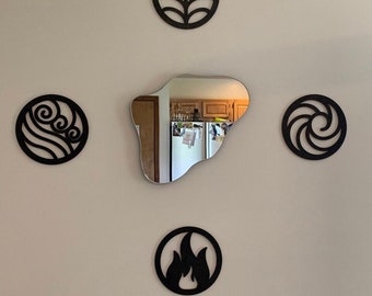 Asymmetrical Small Mirror