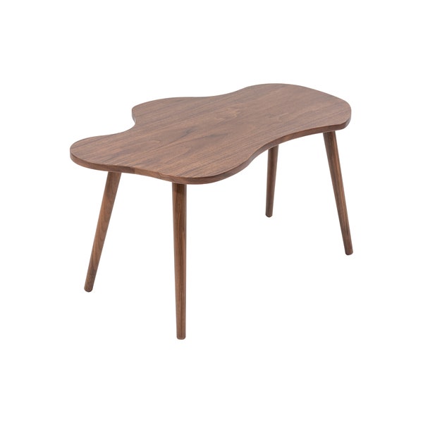 Wooden Walnut Coffee Table , Modern Coffee Table Wood