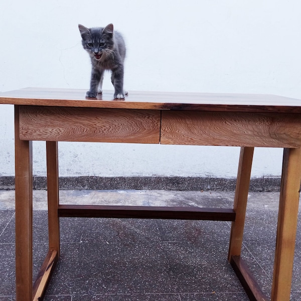 Solid Wood Desk Etsy