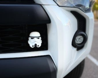 Star Wars Stormtrooper Helmet Grille Badge: 4Runner Car 5th Gen
