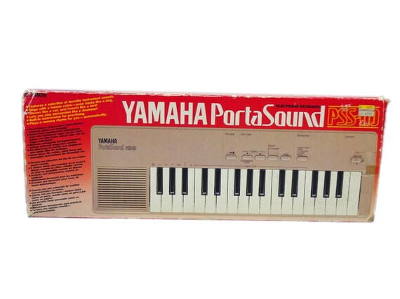 Yamaha Porta Sound PSS 110 - Vintage Electronic Keyboard - Etsy Yamaha Porta Sound PSS 110 - Vintage Electronic Keyboard - Etsy