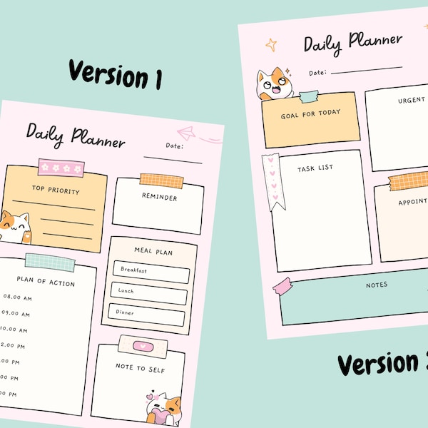 Planner Printable - Etsy
