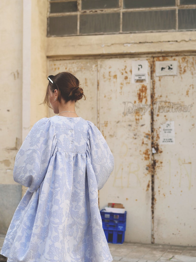 Ruffle Dress PDF Pattern Women's Sewing Patterns Eu Etsy