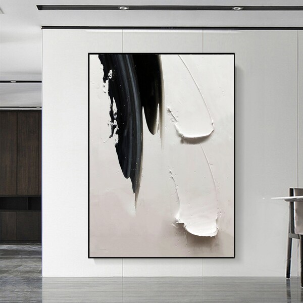 Original Black Art Painting Etsy