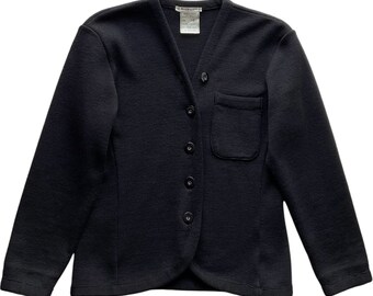 Cardigan nero vintage Saint Laurent Rive Gauche