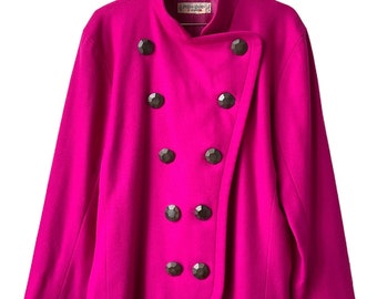 Chaqueta cruzada rosa Yves Saint Laurent Rive Gauche