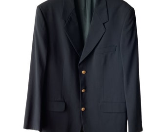 Veste noire Yves Saint Laurent pour Homme