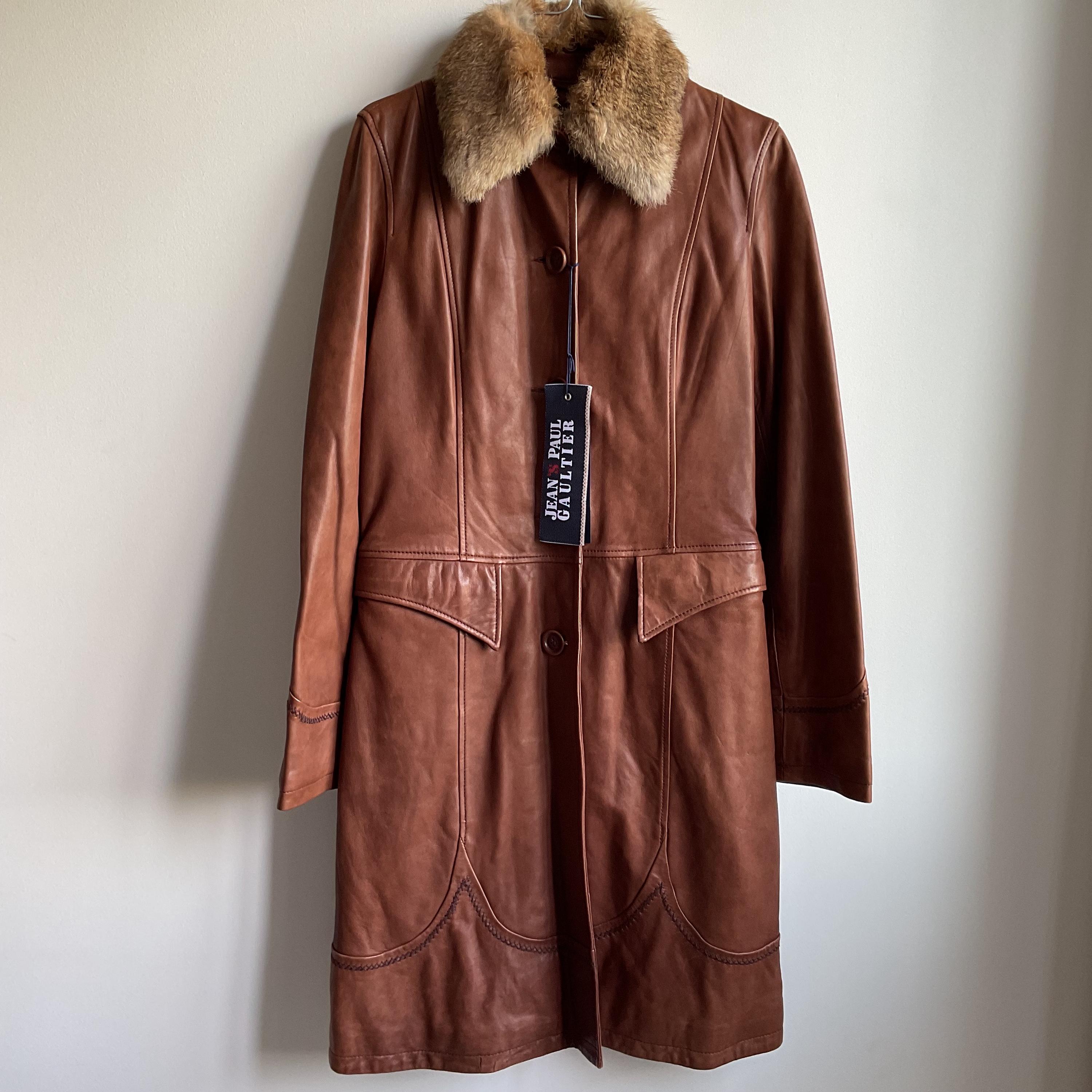 Jean Paul Gaultier Leather Jacket - Etsy