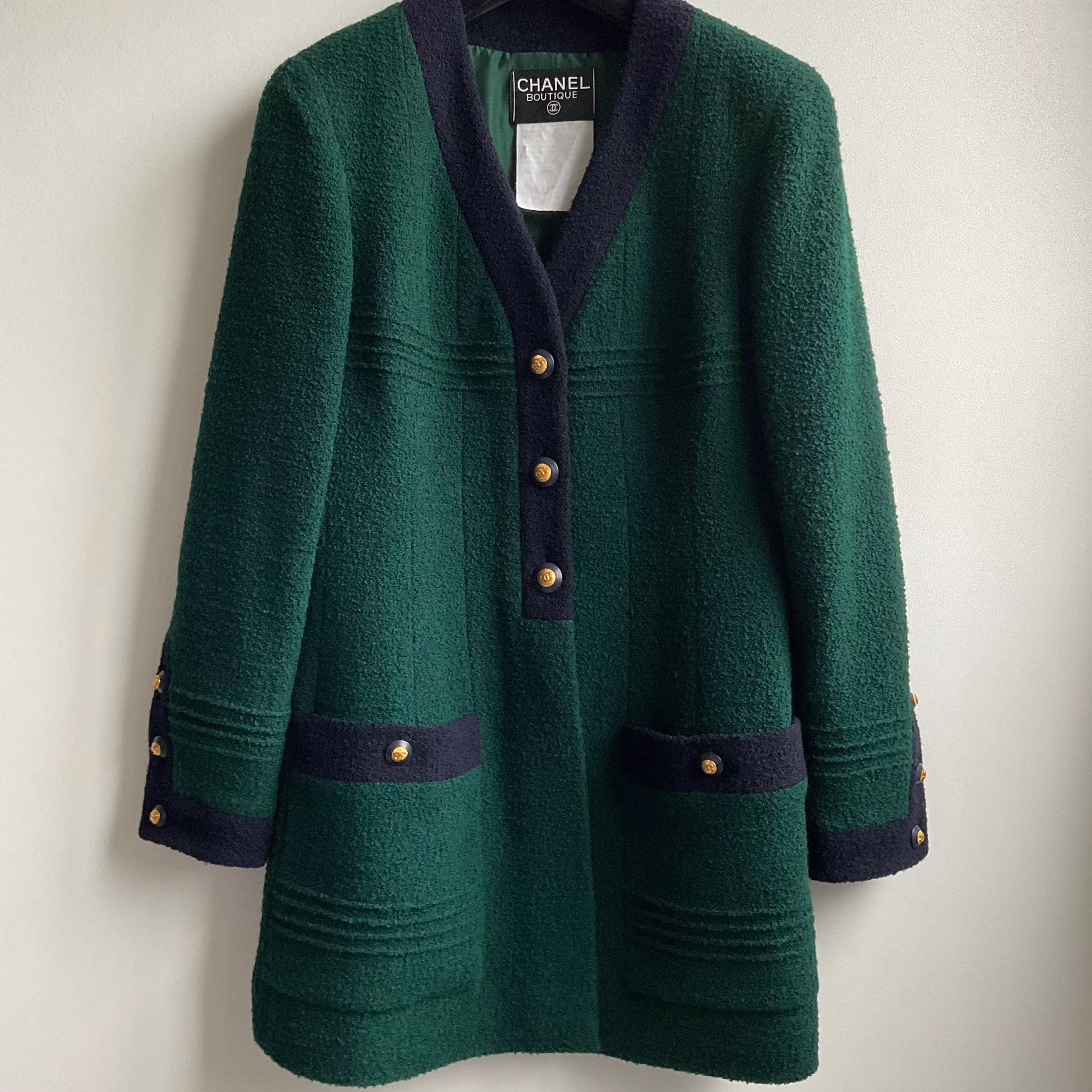 Chanel Green Jacket - Etsy