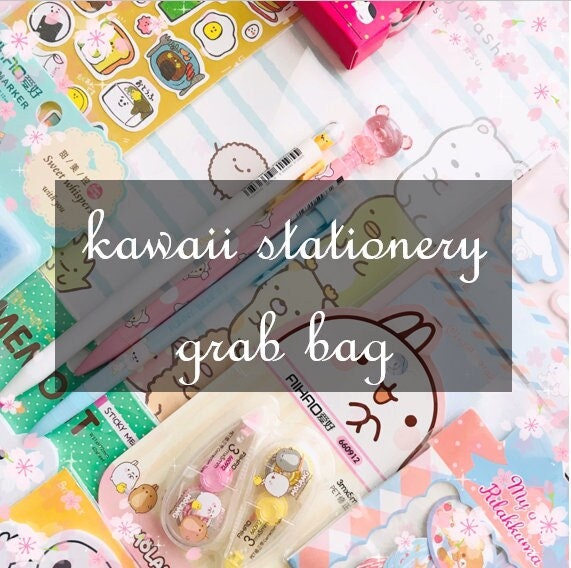 Kawaii Japanese Stationery Grab Bag Etsy