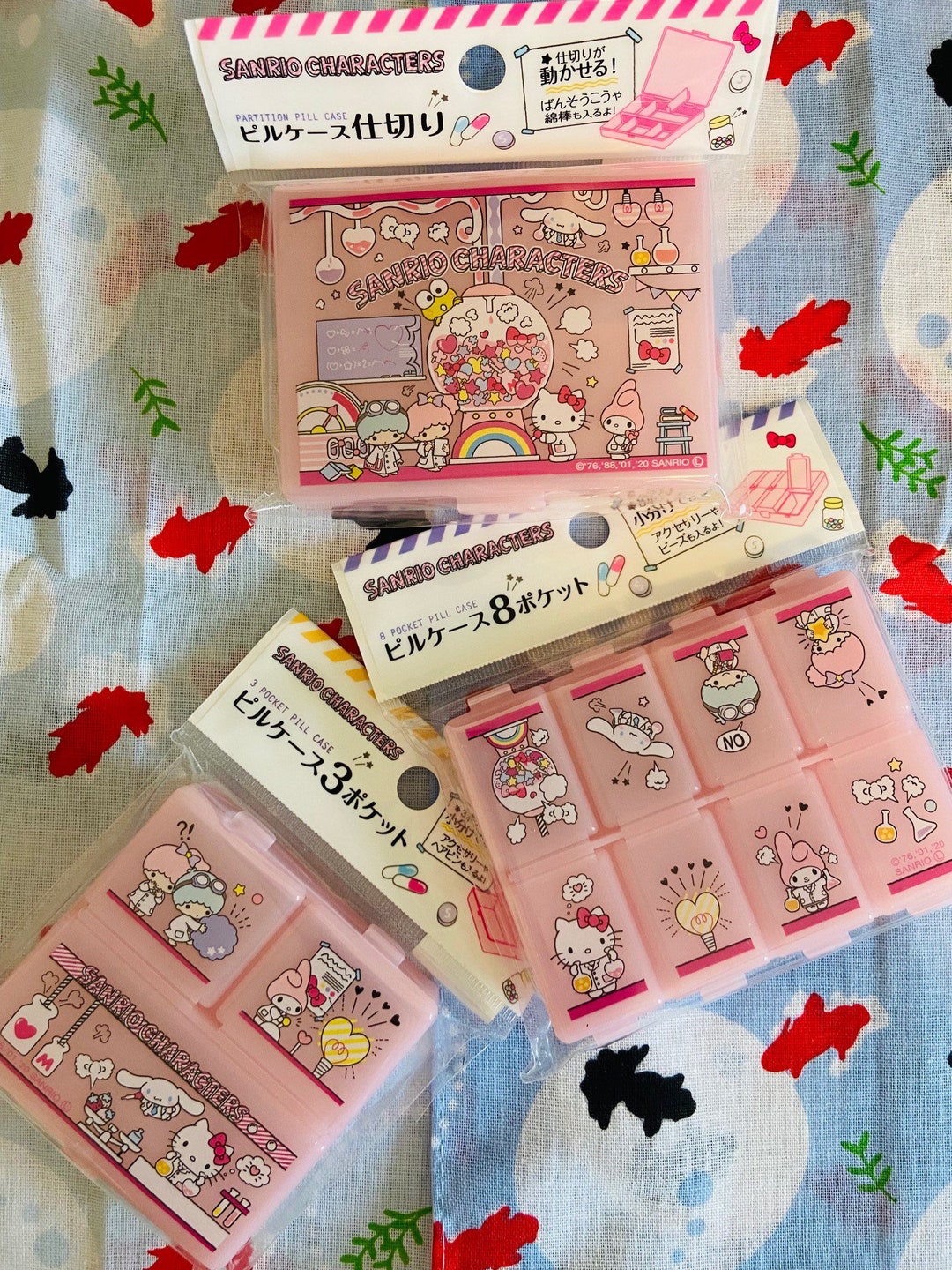 Sanrio, Pill Case Sanrio Characters Etsy