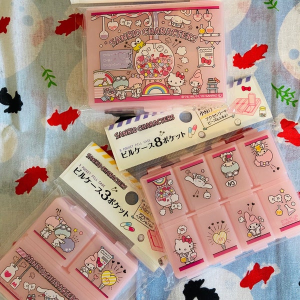 Sanrio, Pill Case: Sanrio Characters