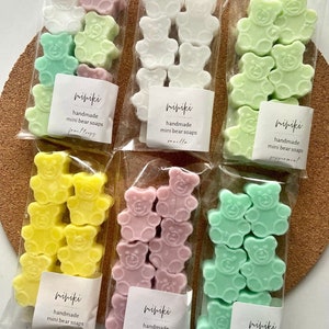 Mini Gummy Bear Soaps - Australian Natural Handmade Soap | Perfect for Mothers Day Gifts, Favours, Birthday, Bridal Shower, Kids, Weddings