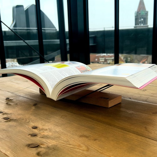 Industrial Living Luxury Book Stand Book Holder Cookbook Etsy